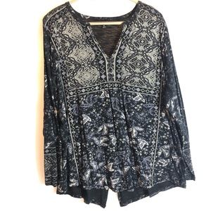 Lucky Brand 2X Women’s Boho Top